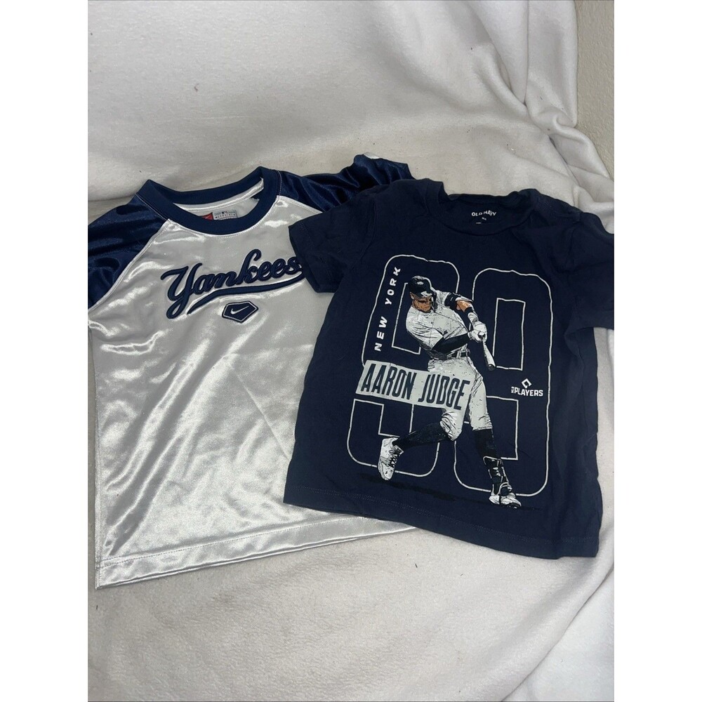 Aaron Judge Youth Yankees MLB Shirt 4t-5 Baseball #99 Graphic Jersey NY New York